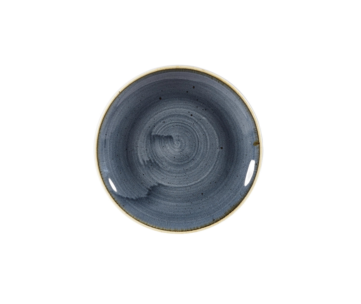 Stonecast Blueberry Coupe Teller flach 16.5cm in Blau präsentiert im Onlineshop von KAQTU Design AG. Teller ist von Churchill