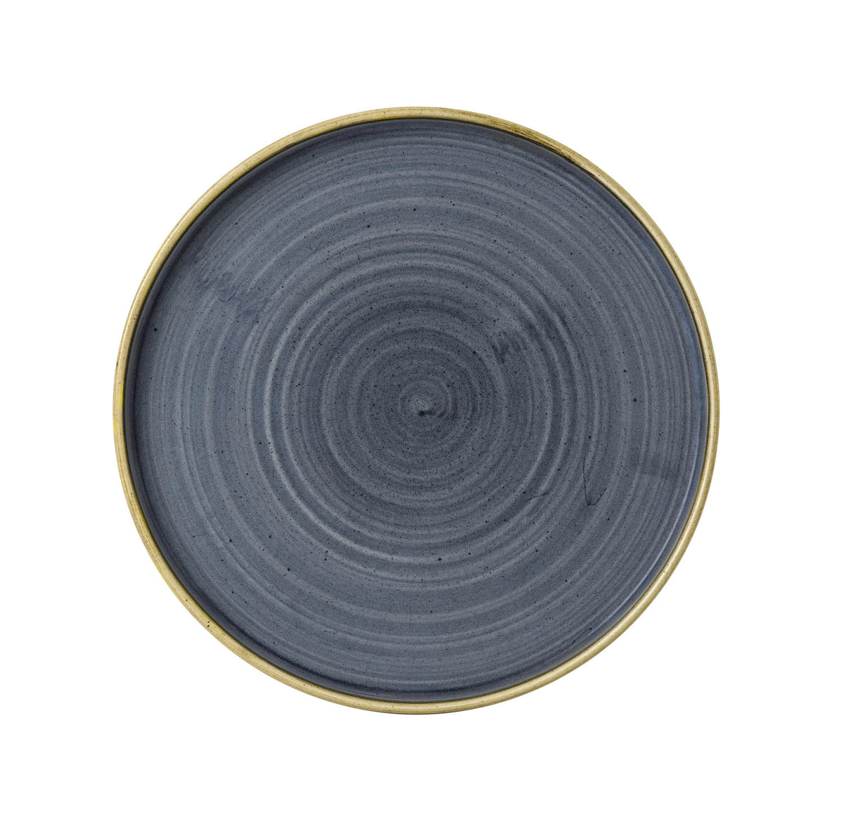 Stonecast Blueberry Walled Teller flach 21cm in Blau präsentiert im Onlineshop von KAQTU Design AG. Teller ist von Churchill