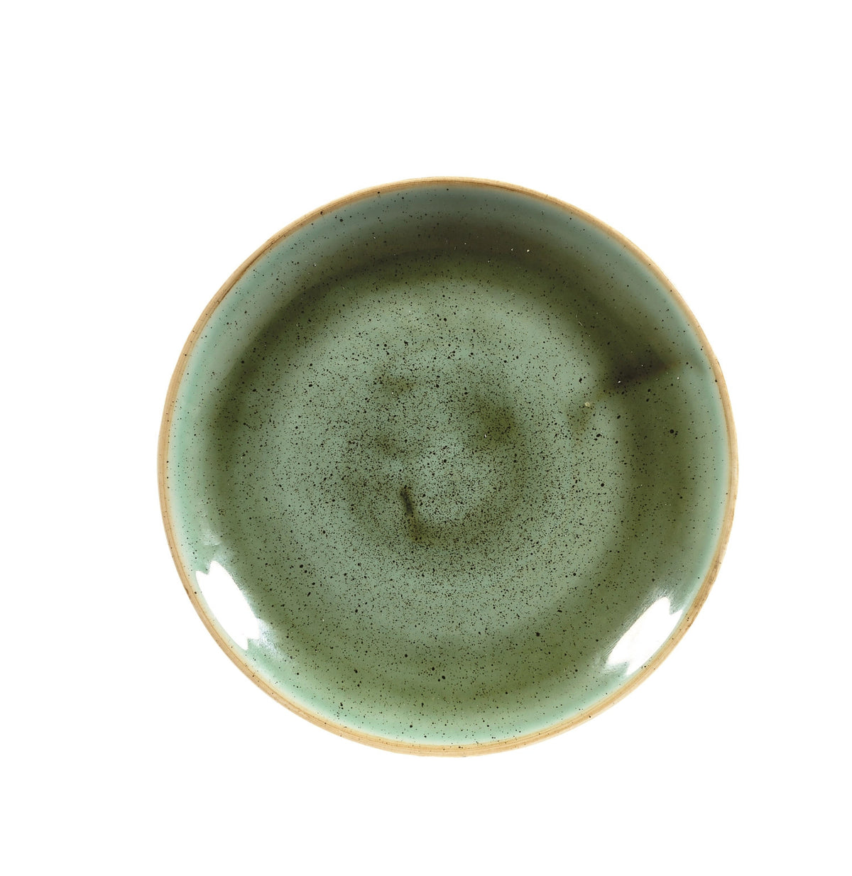 Stonecast Samphire Green Coupe Teller 16.5cm in Grün präsentiert im Onlineshop von KAQTU Design AG. Teller ist von Churchill