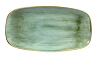 Stonecast Samphire Green rechteckiger Teller 35.5x18.9cm