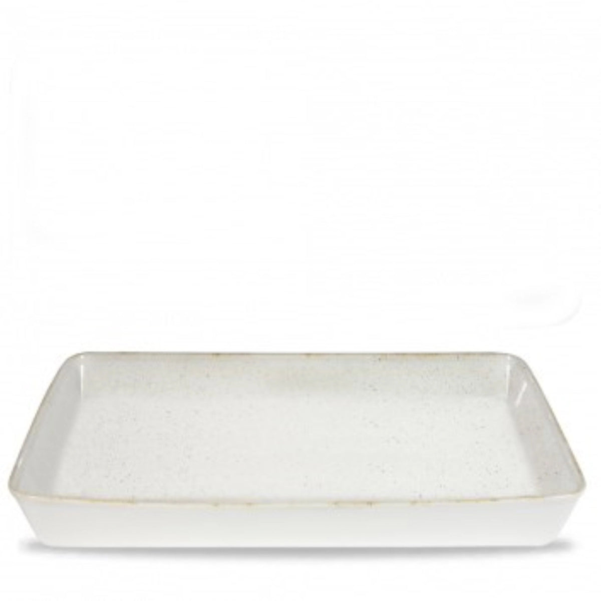 Stonecast Hints Barley White Backform 53x32.5x6.2cm in Weiss präsentiert im Onlineshop von KAQTU Design AG. Backform / Backblech ist von Churchill