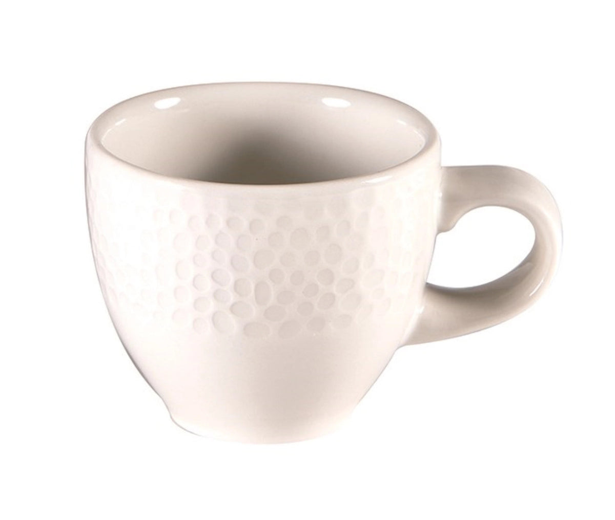 Isla White Espresso Tasse 11cl in Weiss präsentiert im Onlineshop von KAQTU Design AG. Tasse ist von Churchill