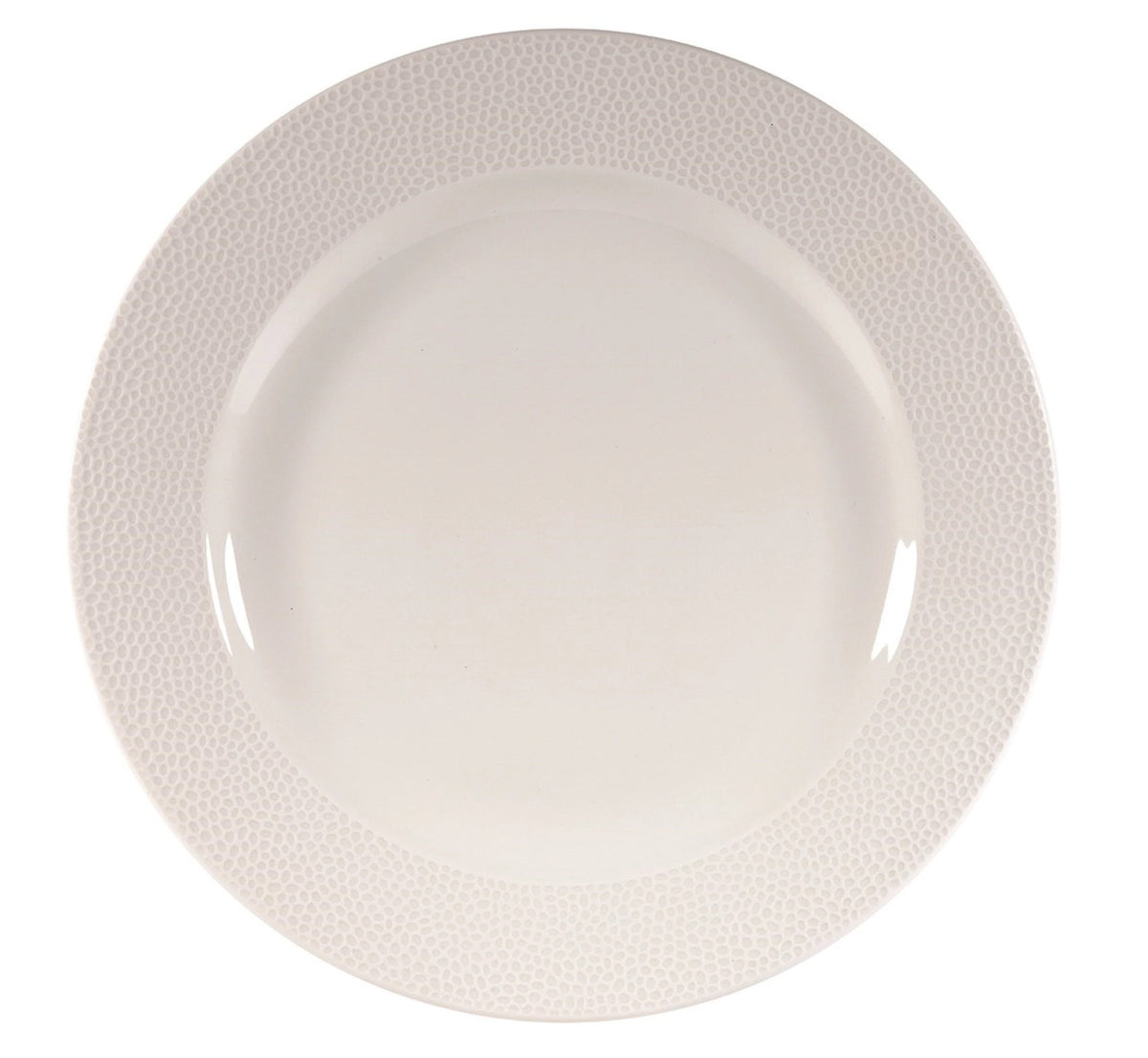 Isla White Teller flach 21cm in Weiss präsentiert im Onlineshop von KAQTU Design AG. Teller ist von Churchill