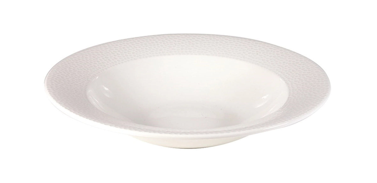 Isla White Teller tief Fahne 24.9cm in Weiss präsentiert im Onlineshop von KAQTU Design AG. Teller ist von Churchill