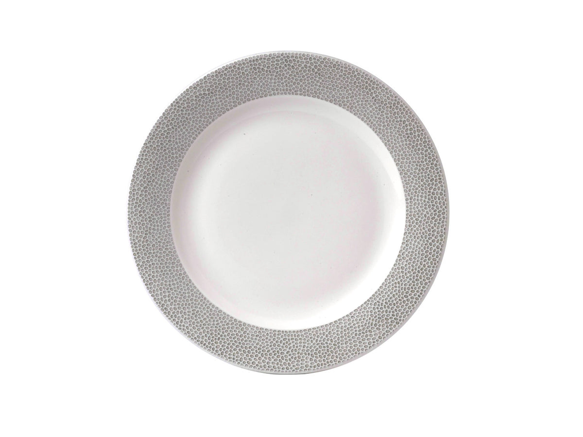 Isla Spinwash Shale Grey Teller halbtief Fahne schmal 30.5cm in Grau präsentiert im Onlineshop von KAQTU Design AG. Teller ist von Churchill
