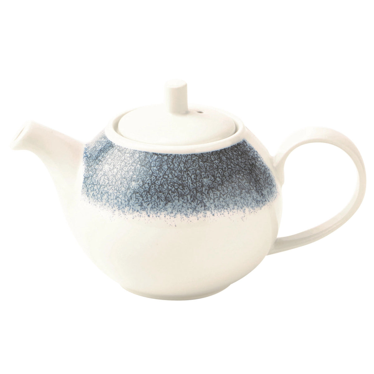 S.P. Raku Topaz Blue Tee-/Kaffeekanne 85.2cl, H15cm in Blau präsentiert im Onlineshop von KAQTU Design AG. Kanne ist von Churchill