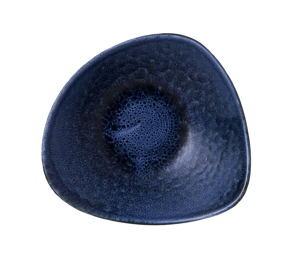Stonecast Plume Ultramarine Schale 23.5cm in Blau präsentiert im Onlineshop von KAQTU Design AG. Schale ist von Churchill