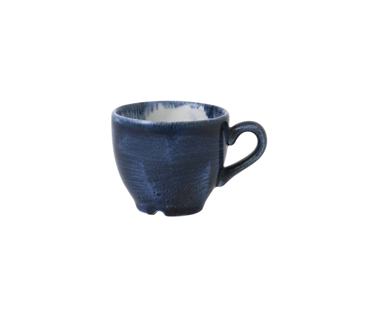 Stonecast Plume Ultramarine Espressotasse 10cl in Blau präsentiert im Onlineshop von KAQTU Design AG. Espressotassen ist von Churchill