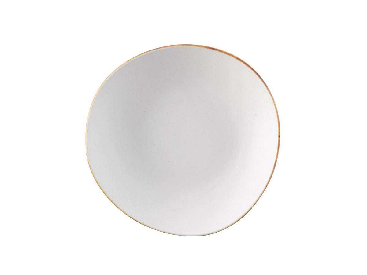 Stonecast Melamine Barley White Trace Bowl 38cm in Weiss präsentiert im Onlineshop von KAQTU Design AG. Schüssel ist von Churchill