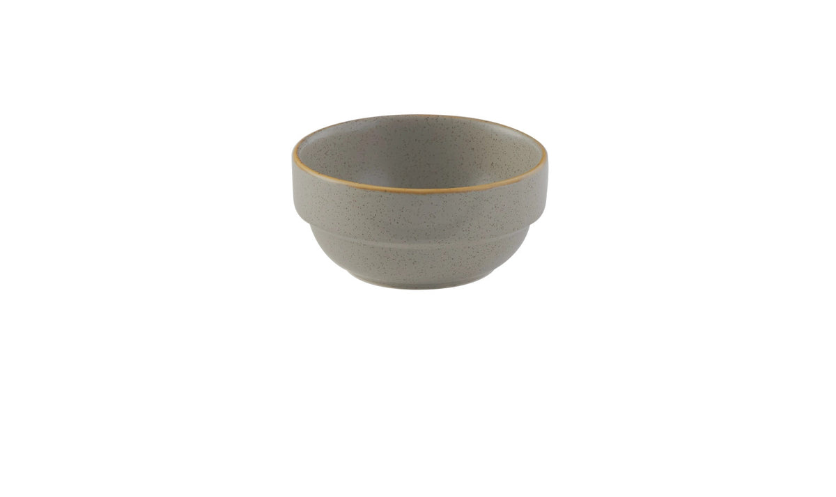 Stonecast Peppercorn Grey Stapelschüssel 36cl 11.5cm H5.5cm in Grau präsentiert im Onlineshop von KAQTU Design AG. Schüssel ist von Churchill