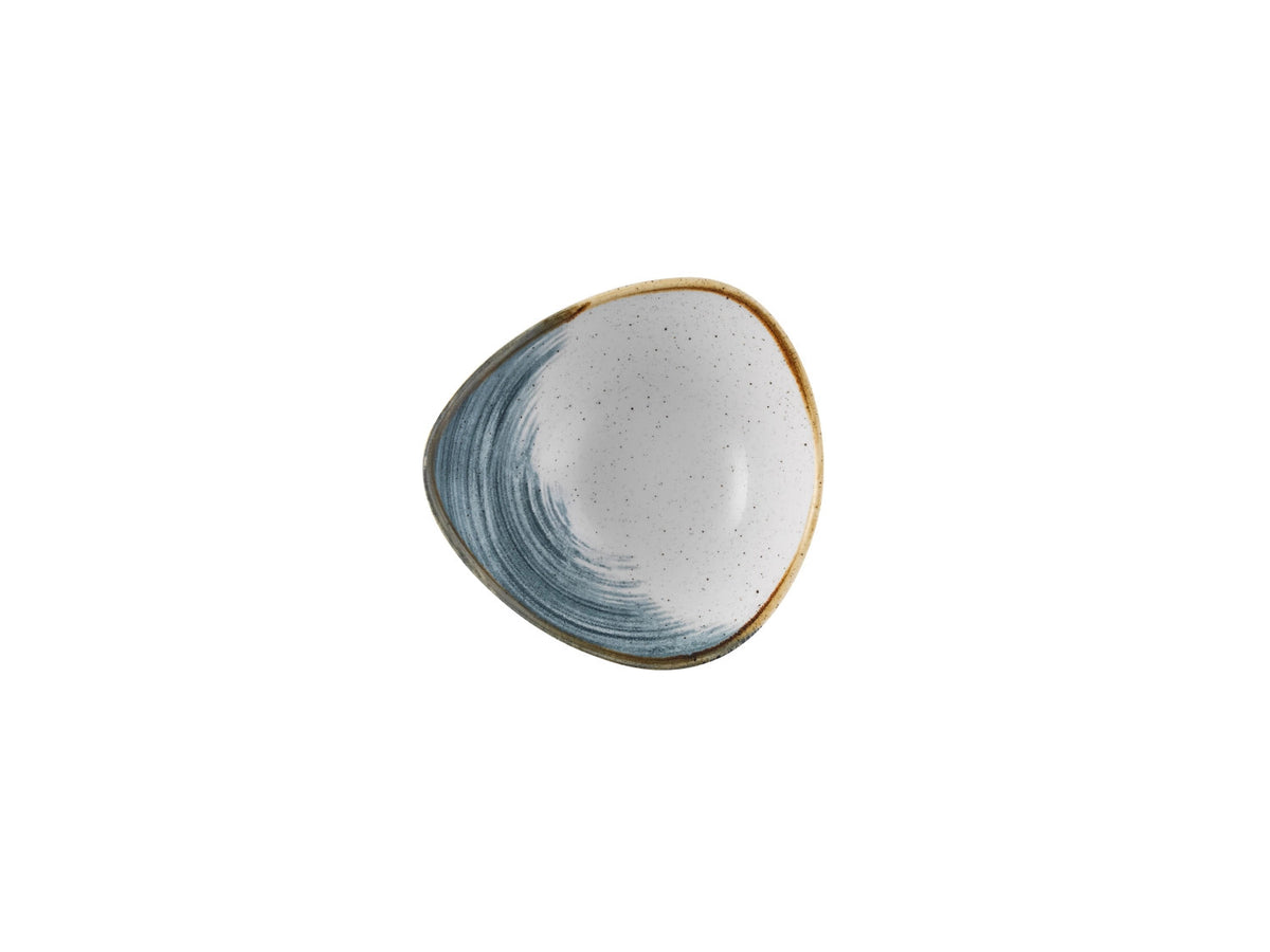 Stonecast Accents Blueberry Triangel Teller tief 18.5c in Blau präsentiert im Onlineshop von KAQTU Design AG. Teller ist von Churchill