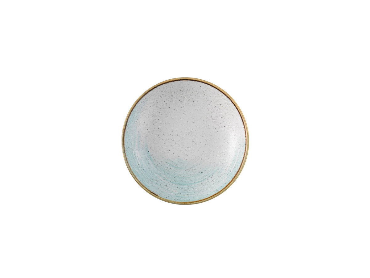 Stonecast Accents Duck Egg Coupe Teller tief 24.8cm in Weiss präsentiert im Onlineshop von KAQTU Design AG. Teller ist von Churchill