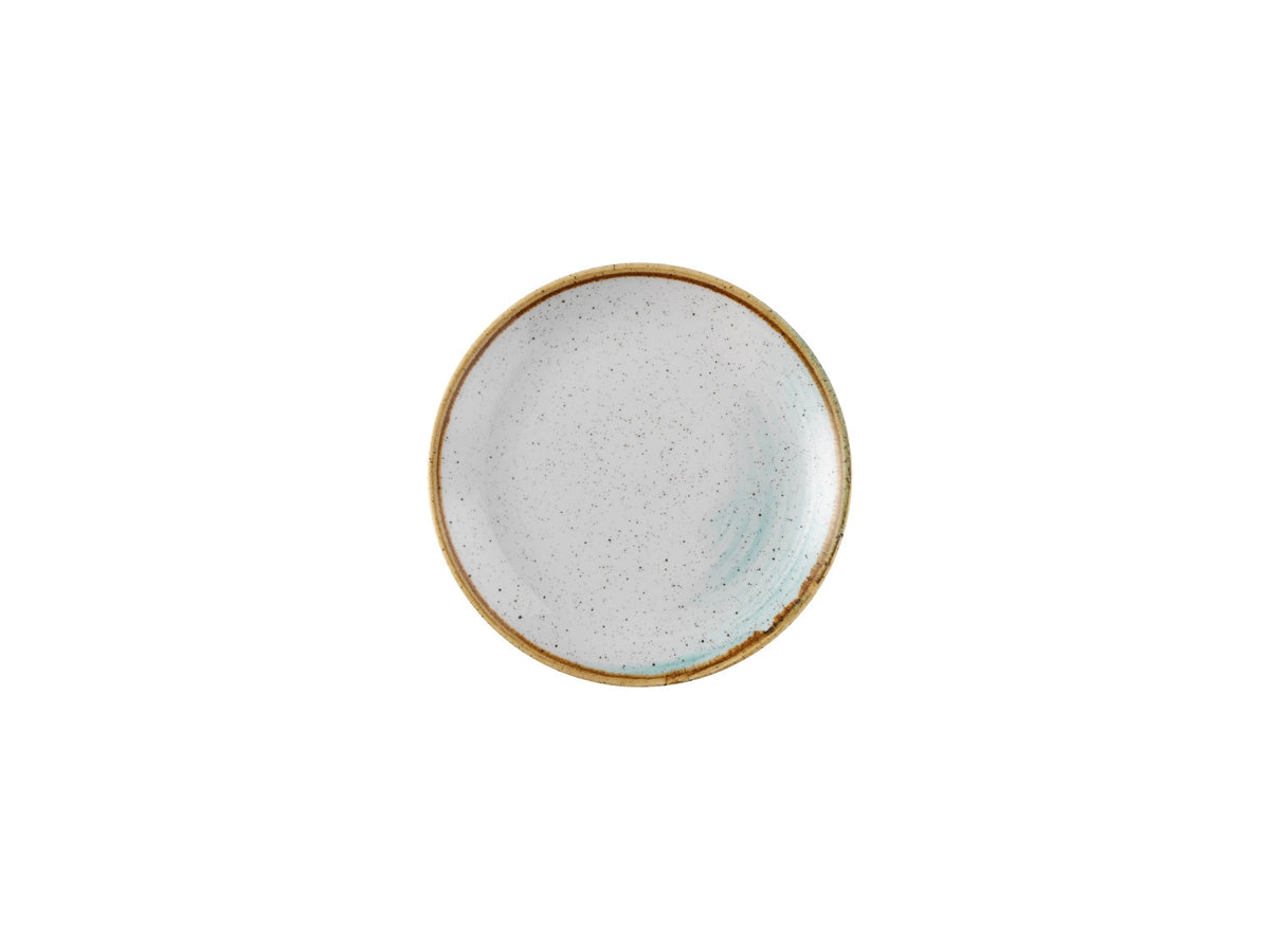 Stonecast Accents Duck Egg Coupe Teller 16.5cm in Weiss präsentiert im Onlineshop von KAQTU Design AG. Teller ist von Churchill