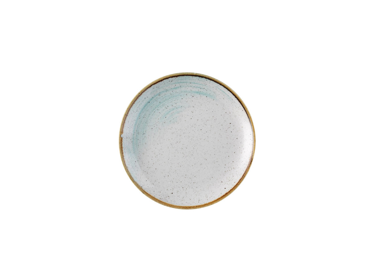 Stonecast Accents Duck Egg Coupe Teller 21.7cm in Weiss präsentiert im Onlineshop von KAQTU Design AG. Teller ist von Churchill