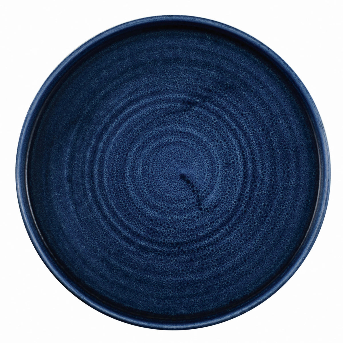 Stonecast Plume Ultramarine Walled Teller 26cm, H2cm in Blau präsentiert im Onlineshop von KAQTU Design AG. Teller ist von Churchill