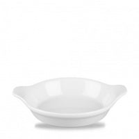 Cookware White Schale rund mit Griffen 17.5x21.5cm 59cl