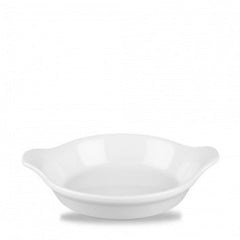 Cookware White Schale rund mit Griffen 17.5x21.5cm 59cl