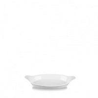 Cookware White ovale Schale mit Griffen 20.5x11.3cm
