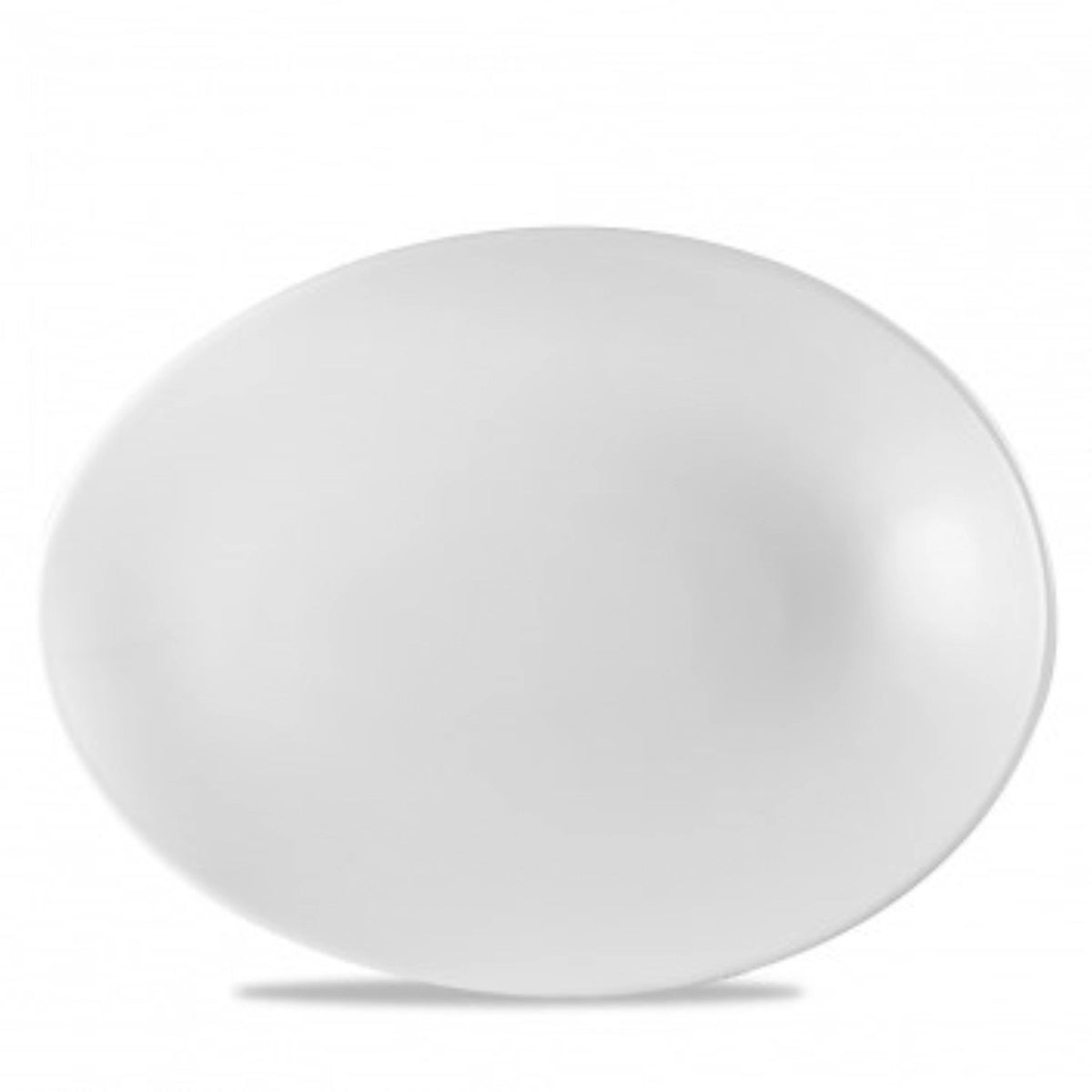 Profile White ovaler Teller 34.6 x 26.3 x 5 cm in Weiss präsentiert im Onlineshop von KAQTU Design AG. Teller ist von Churchill