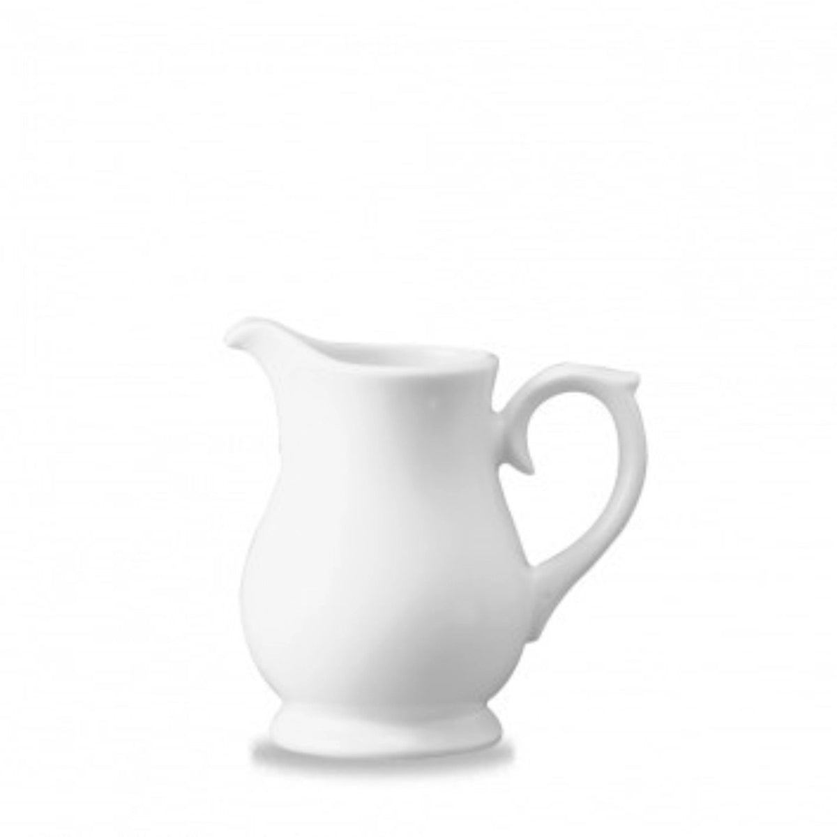 Whiteware White Sandringham Krug / Creamer 28cl H12cm in Weiss präsentiert im Onlineshop von KAQTU Design AG. Kanne ist von Churchill