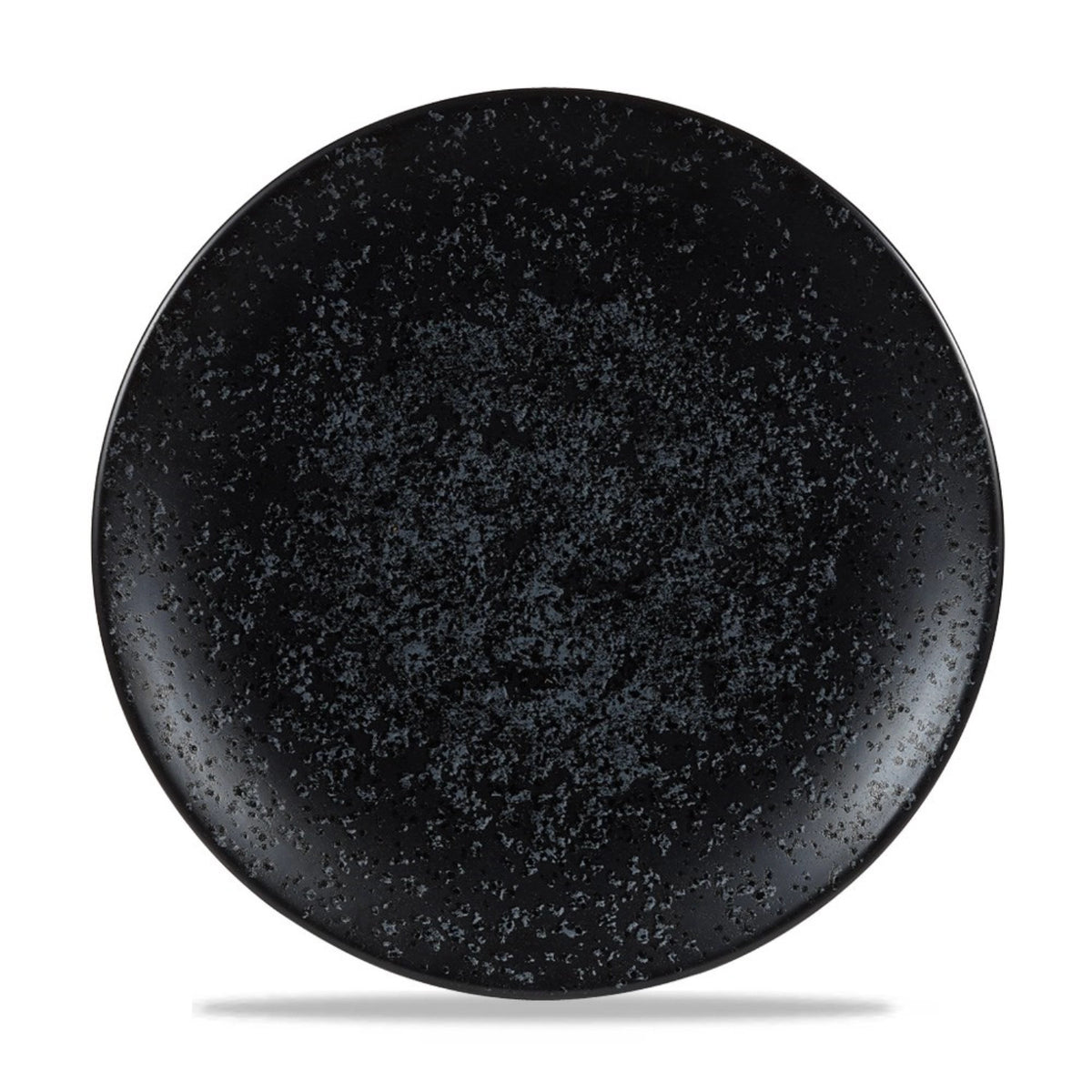 Menu Shades Caldera Ash Teller flach 27cm in Schwarz präsentiert im Onlineshop von KAQTU Design AG. Teller ist von Churchill