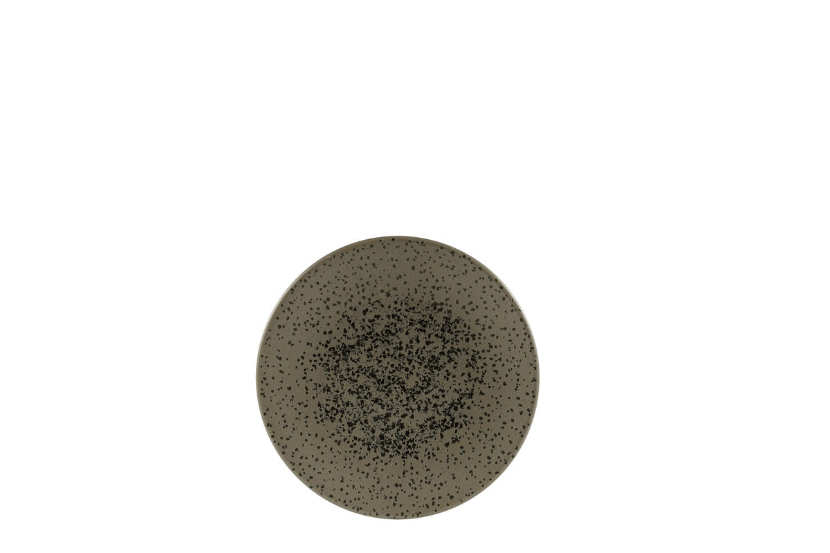 Menu Shades Caldera Flint Grey Teller flach 15.5cm in Silber präsentiert im Onlineshop von KAQTU Design AG. Teller ist von Churchill
