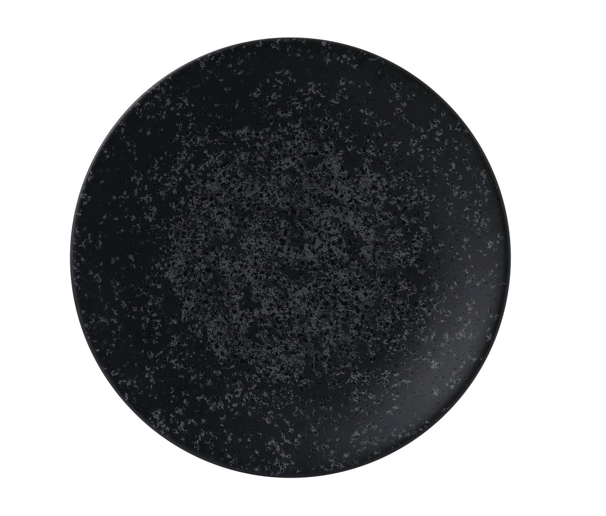 Menu Shades Caldera Ash Coupe Teller flach 29cm in Schwarz präsentiert im Onlineshop von KAQTU Design AG. Teller ist von Churchill