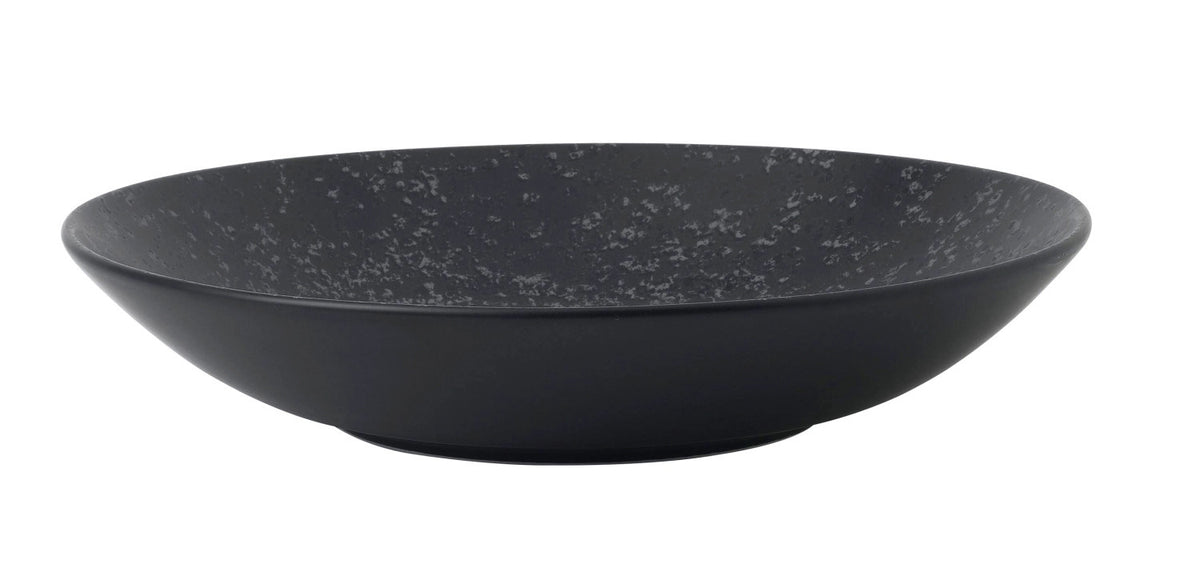 Menu Shades Calera Ash Coupe Teller tief 25cm in Schwarz präsentiert im Onlineshop von KAQTU Design AG. Teller ist von Churchill