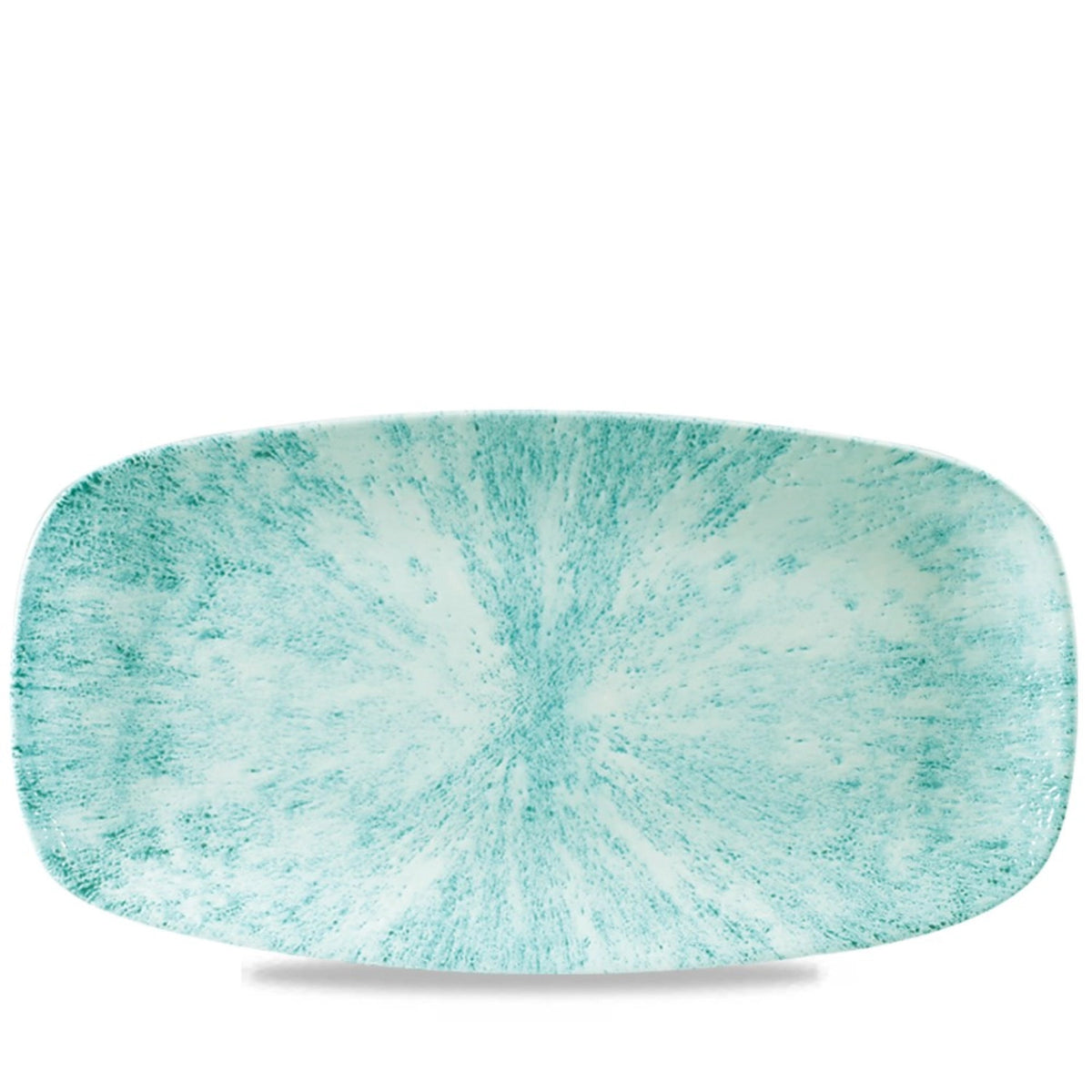 S.P. Stone Aquamarine Platte rechteckig No. 4 35.5x18.9cm in Blau präsentiert im Onlineshop von KAQTU Design AG. Platte ist von Churchill