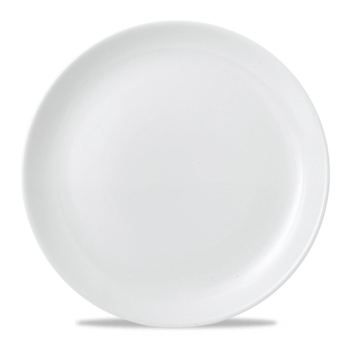 Vellum White Coupe Teller flach 28.8cm in Weiss präsentiert im Onlineshop von KAQTU Design AG. Teller ist von Churchill