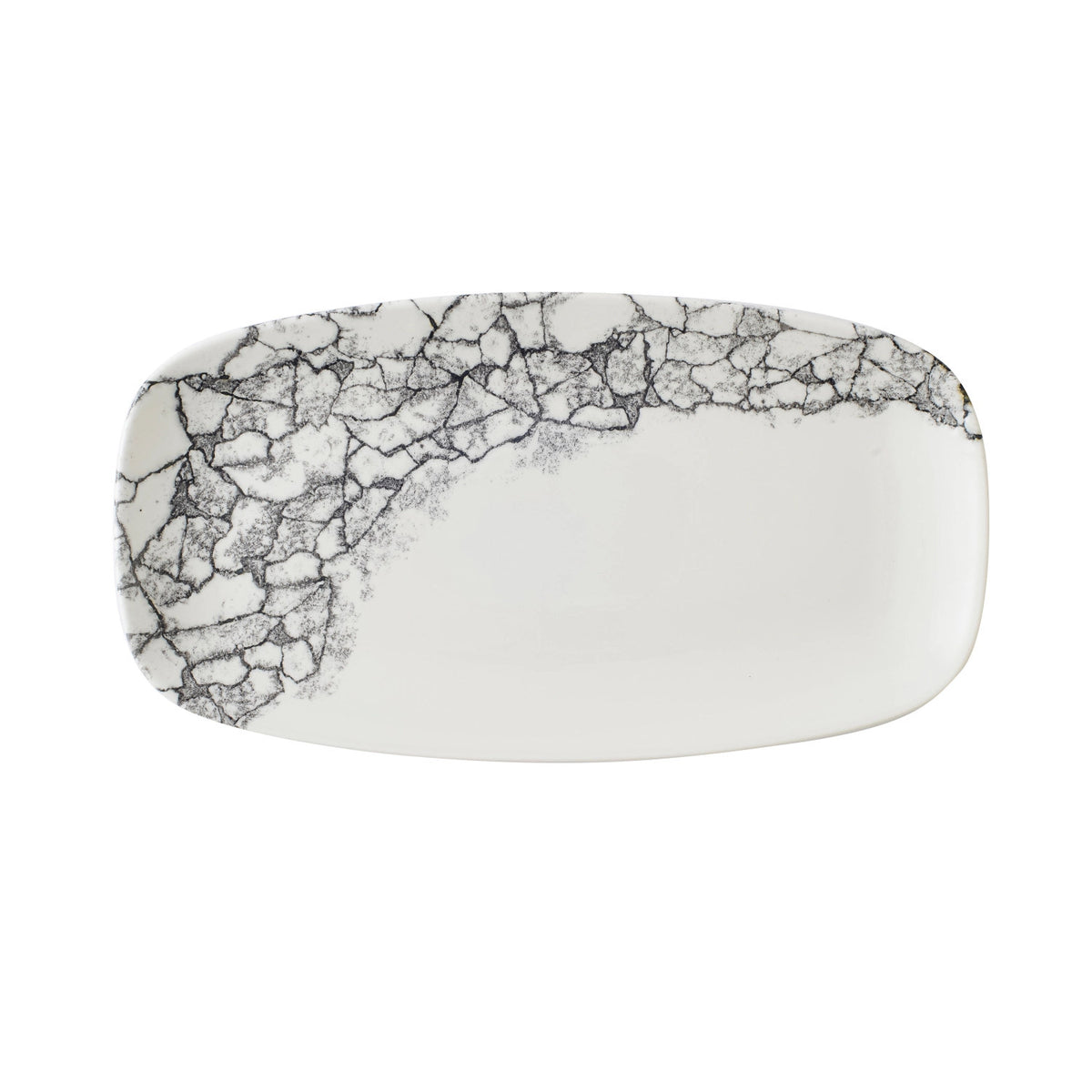 S.P. Kintsugi Accents Quartz Bl. Chefs Ob. Platte 25.5x18.5c in Schwarz präsentiert im Onlineshop von KAQTU Design AG. Platte ist von Churchill