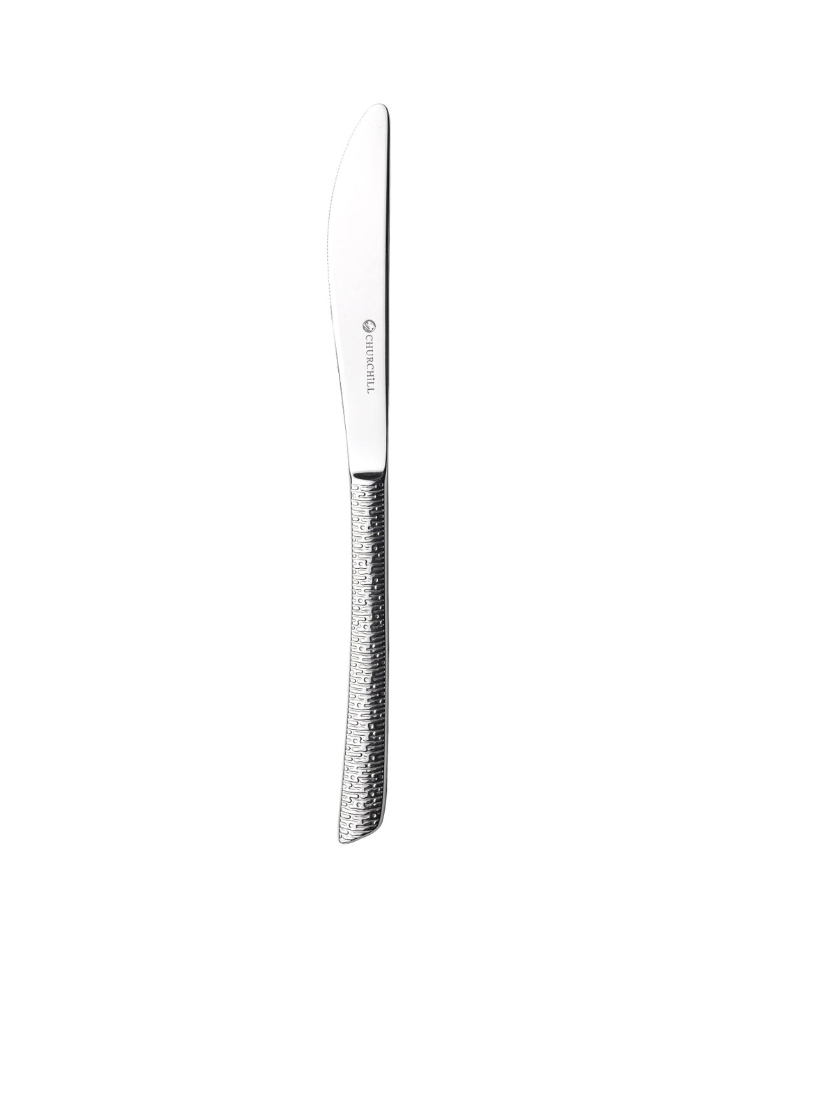 Stonecast Cutlery Dessertmesser 20.8cm in Silber präsentiert im Onlineshop von KAQTU Design AG. Besteck ist von Churchill