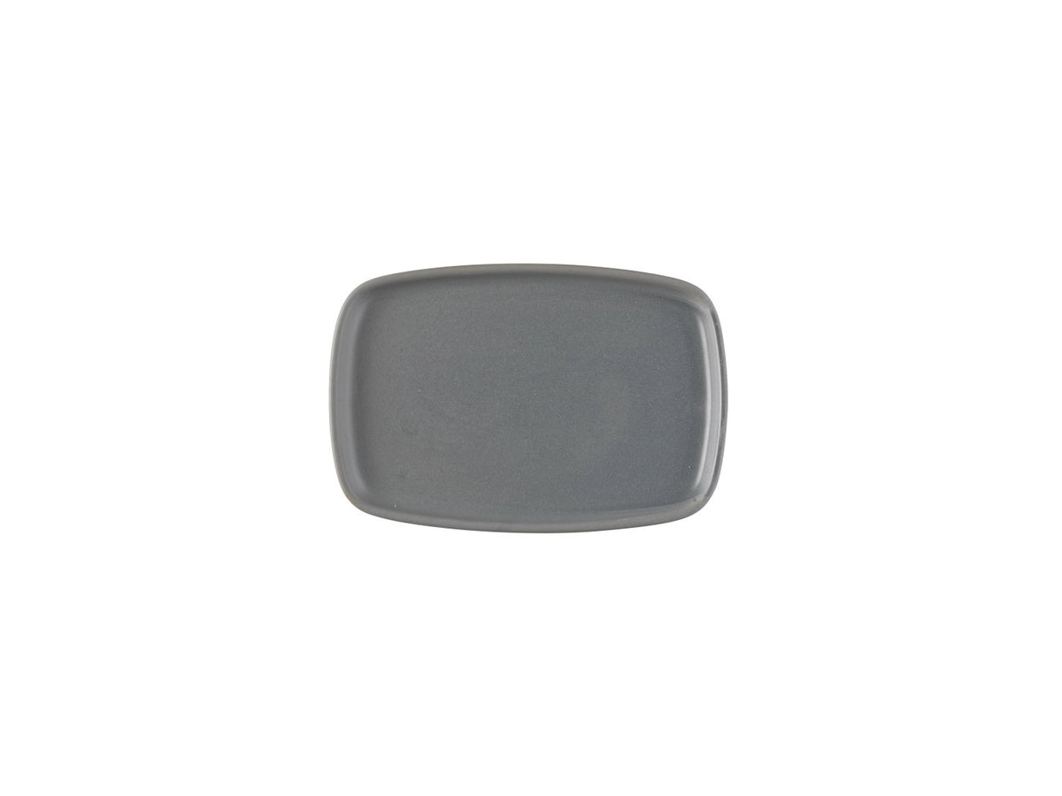 Emerge seattle grey Platte rechteckig 22x15cm in Silber präsentiert im Onlineshop von KAQTU Design AG. Platte ist von Churchill