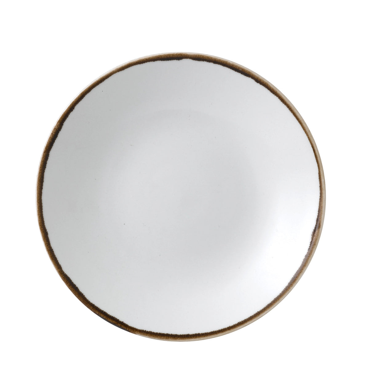 Harvest Natural Coup Teller tief 25.5cm in Braun präsentiert im Onlineshop von KAQTU Design AG. Teller ist von Churchill