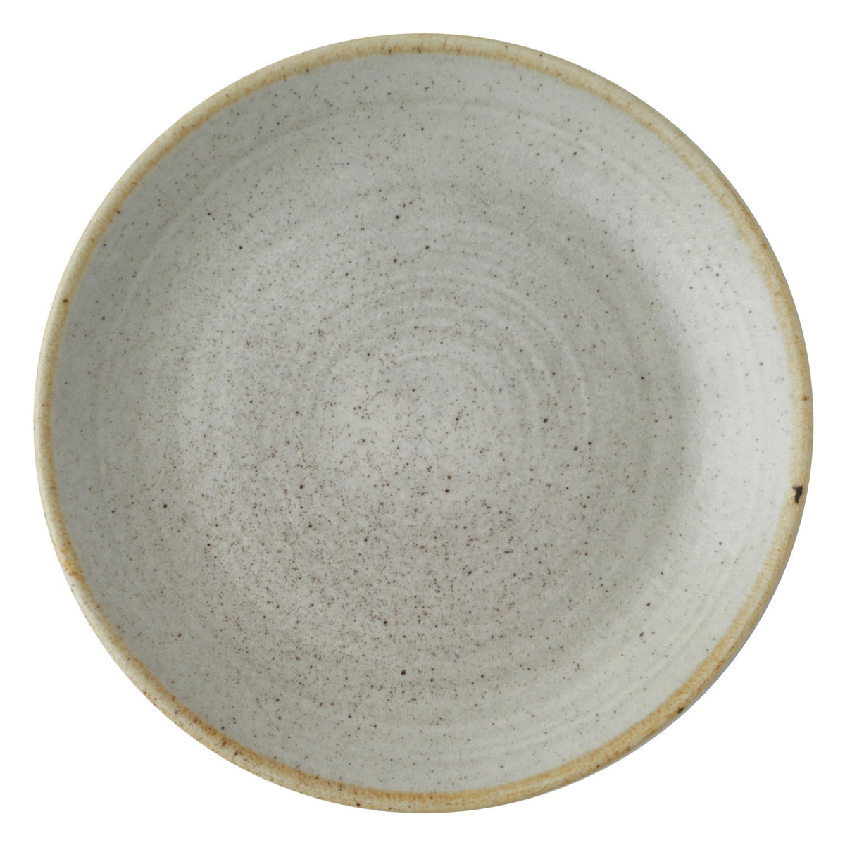 Stonecast Raw Grey Coupe Teller flach 16.5cm in Grau präsentiert im Onlineshop von KAQTU Design AG. Teller ist von Churchill