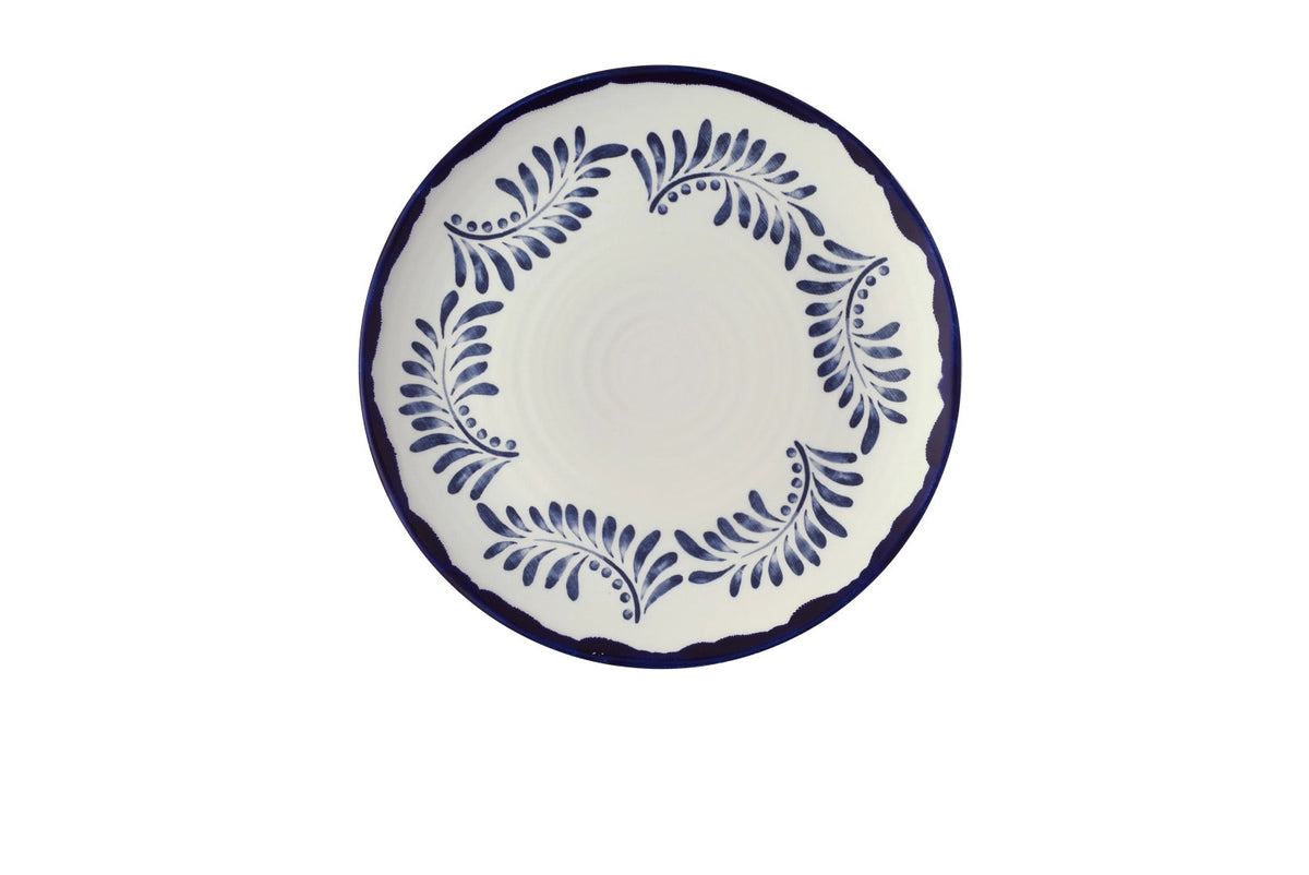 Harvest Mediterranean Organic Coupe Teller 29cm in Blau präsentiert im Onlineshop von KAQTU Design AG. Teller ist von Churchill