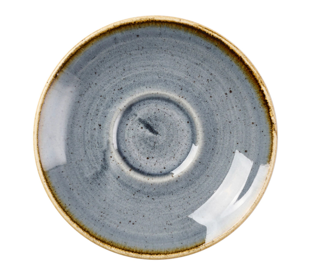 Stonecast Beverage Blueberry Espresso Untertasse 11.8cm in Blau präsentiert im Onlineshop von KAQTU Design AG. Espressotassen ist von Churchill
