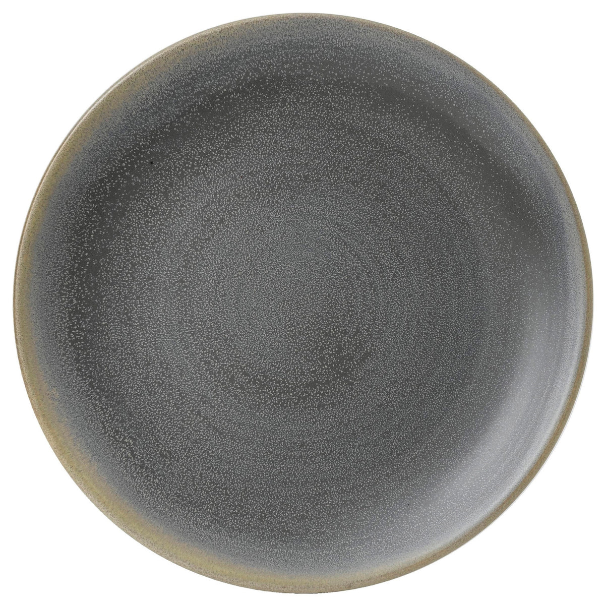 Evo Granite Coupe Teller flach 29.5cm in Grau präsentiert im Onlineshop von KAQTU Design AG. Teller ist von Churchill