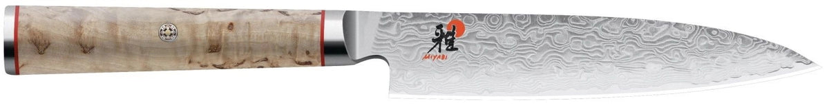 MIYABI 5000MCD CHUTOH, 160mm in Braun präsentiert im Onlineshop von KAQTU Design AG. Damastmesser ist von Miyabi