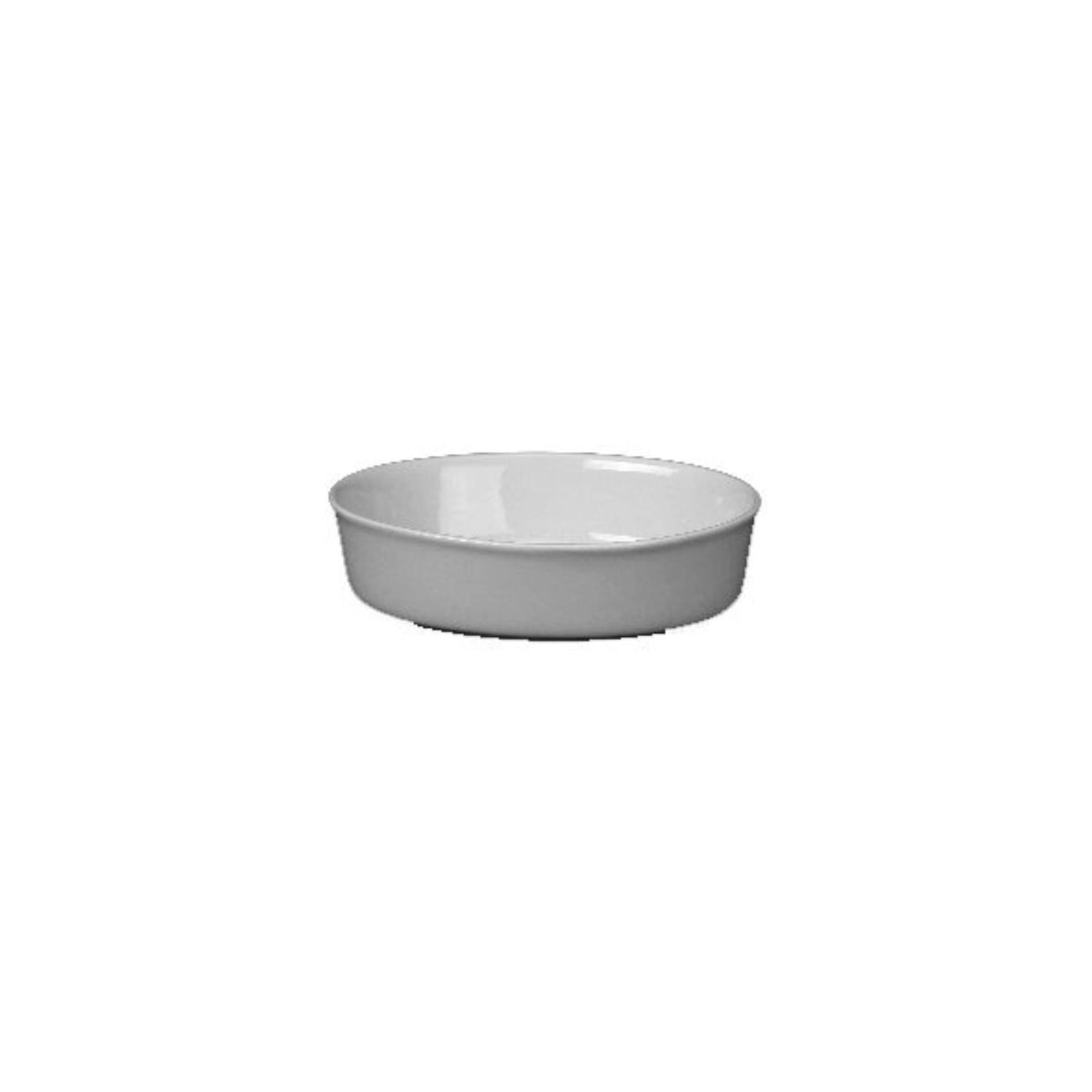 Porzellan Backform oval Gutshof 17.5x12.5cm H5.5 cm in Weiss präsentiert im Onlineshop von KAQTU Design AG. Backform / Backblech ist von Holst Porzellan