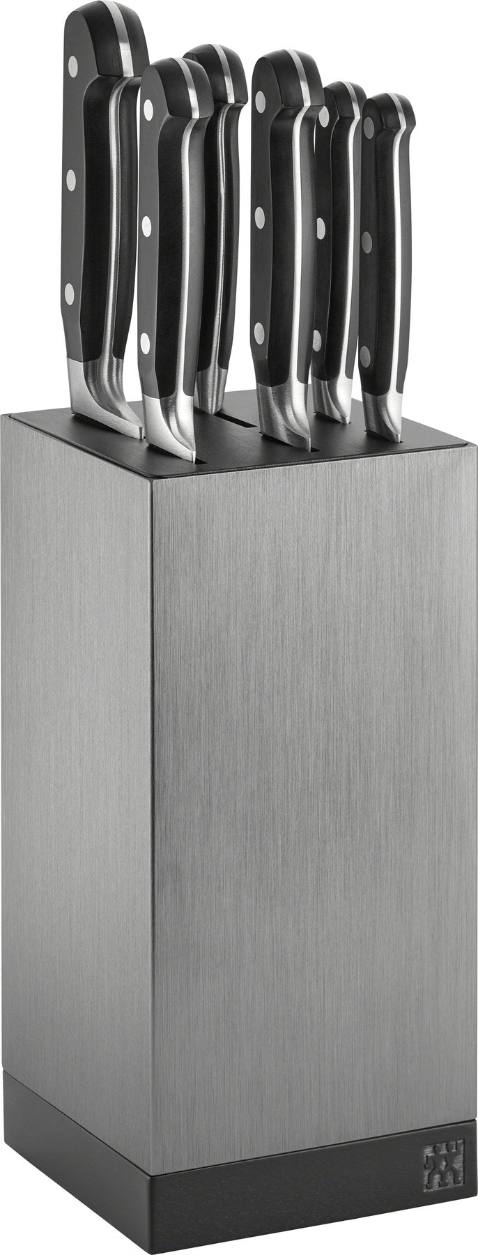 ZWILLING Messerblock Aluminium, leer 25x12x12 cm in Schwarz präsentiert im Onlineshop von KAQTU Design AG. Messerblock ist von Zwilling Kitchen