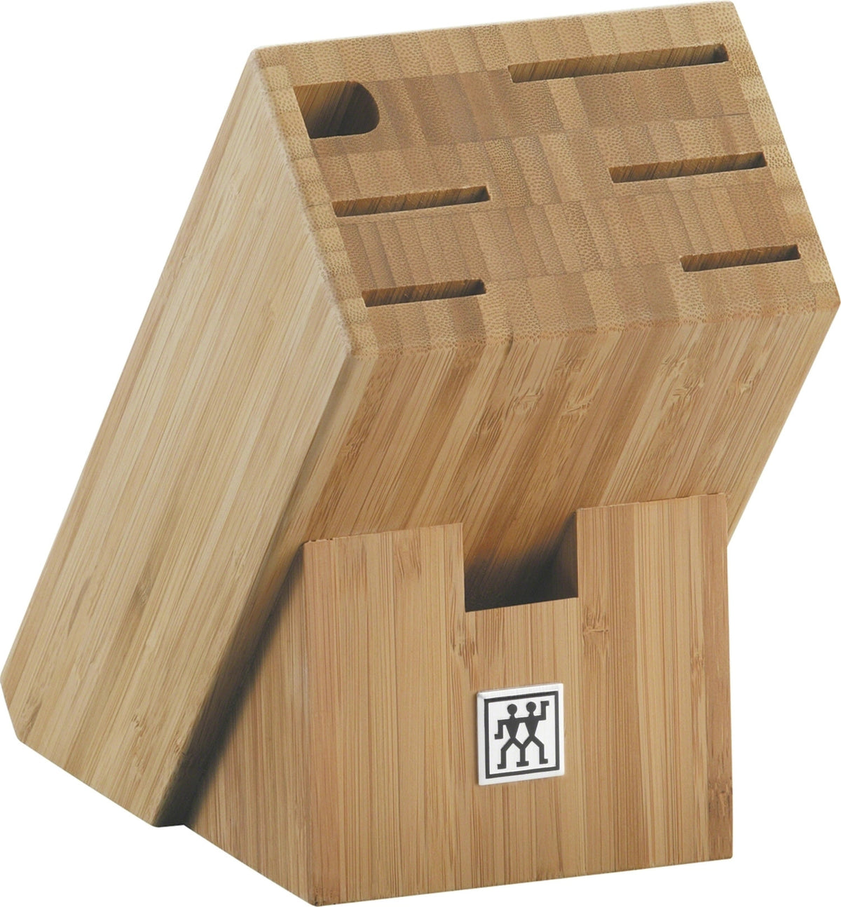 Messerblock, Bambus mit Scherenfach, 24x11,5x19,5 cm in Braun präsentiert im Onlineshop von KAQTU Design AG. Messerblock ist von Zwilling Kitchen