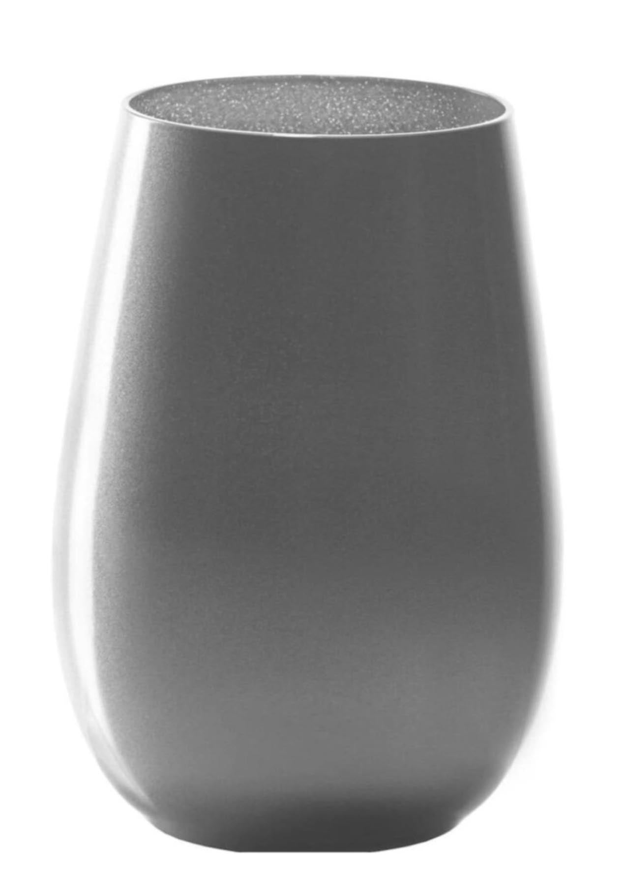 Elements Becher 465ml silber in Silber präsentiert im Onlineshop von KAQTU Design AG. Glas ist von Stölzle