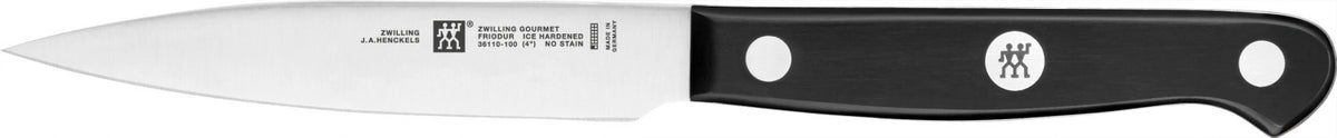 ZWILLING Gourmet Messerset 3-tlg. (Schäl-/Fleisch-/Kochm.) in Schwarz präsentiert im Onlineshop von KAQTU Design AG. Küchenmesser ist von Zwilling Kitchen