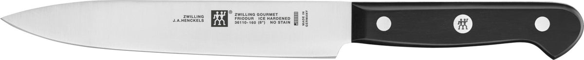 ZWILLING Gourmet Messerset 3-tlg. (Schäl-/Fleisch-/Kochm.) in Schwarz präsentiert im Onlineshop von KAQTU Design AG. Küchenmesser ist von Zwilling Kitchen