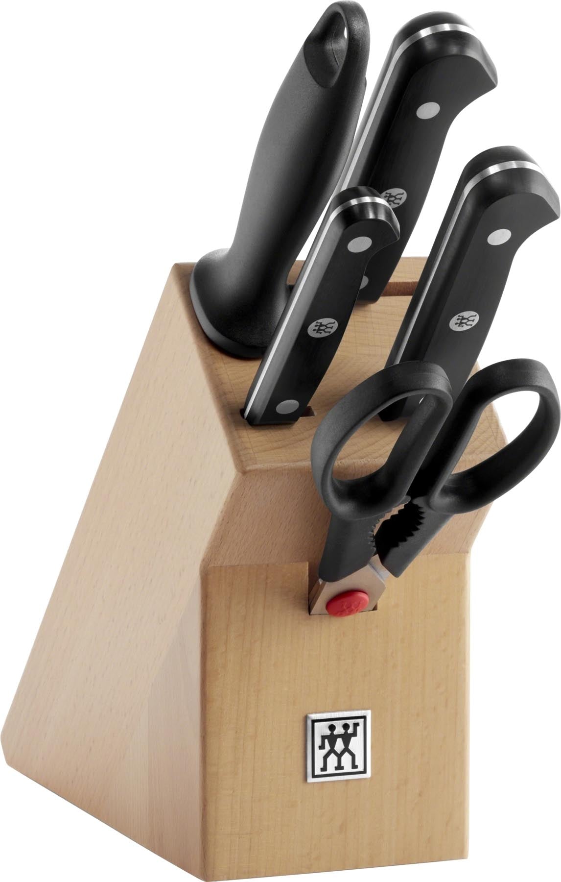 6tlg. Gourmet Messerblock natur (Promo 20) in Braun präsentiert im Onlineshop von KAQTU Design AG. Messerblock ist von Zwilling