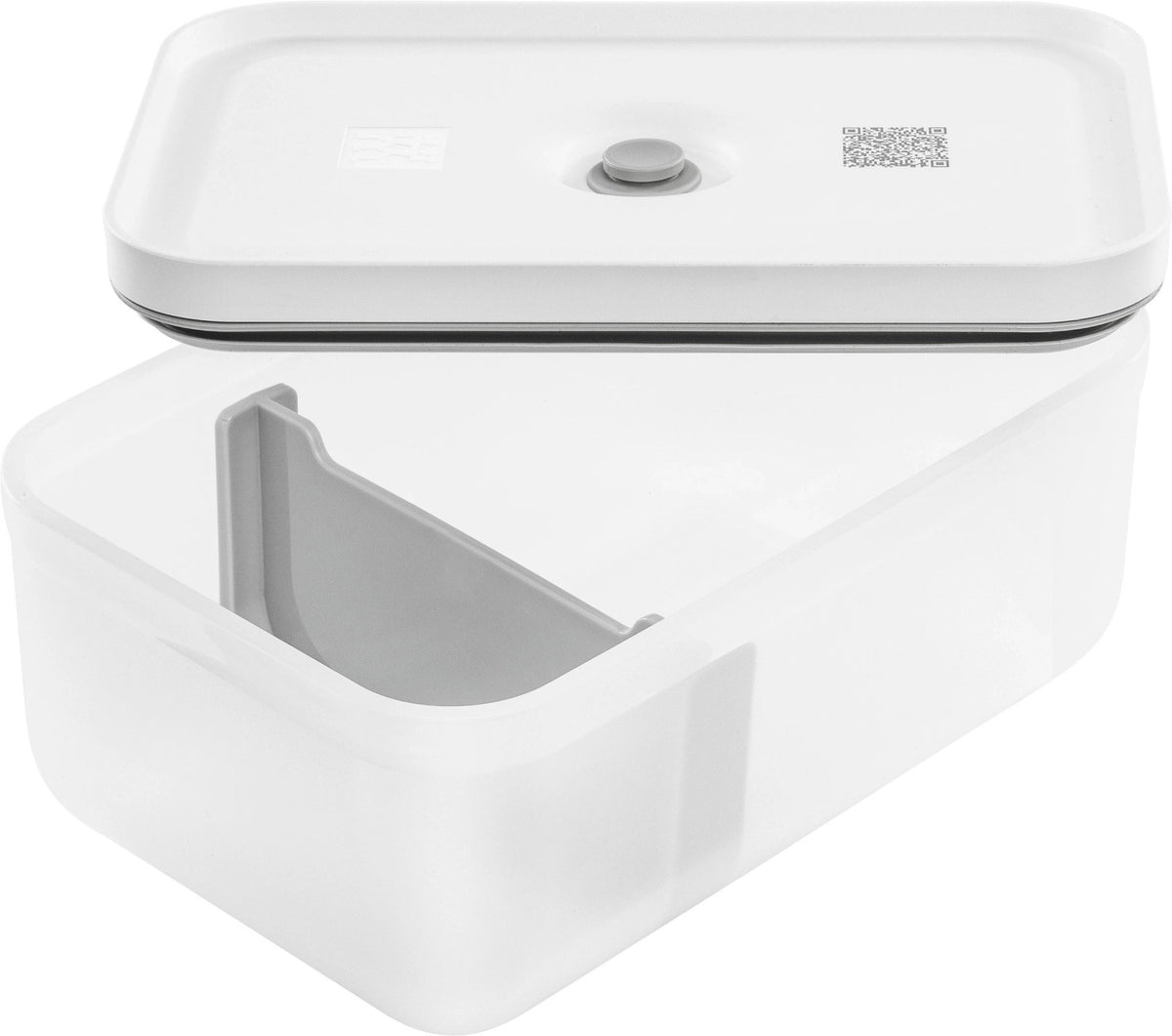Vakuum-Lunchbox L, Kunststoff, 21.7x14.6x9.1 cm - 1.6L in Weiss präsentiert im Onlineshop von KAQTU Design AG. Snackbox ist von Zwilling Kitchen