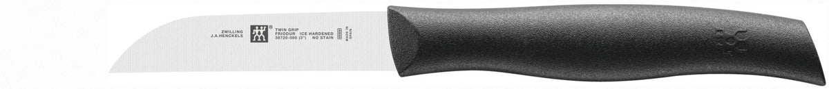 TWIN Grip Gemüsemesser 80 mm in Schwarz präsentiert im Onlineshop von KAQTU Design AG. Küchenmesser ist von Zwilling Kitchen