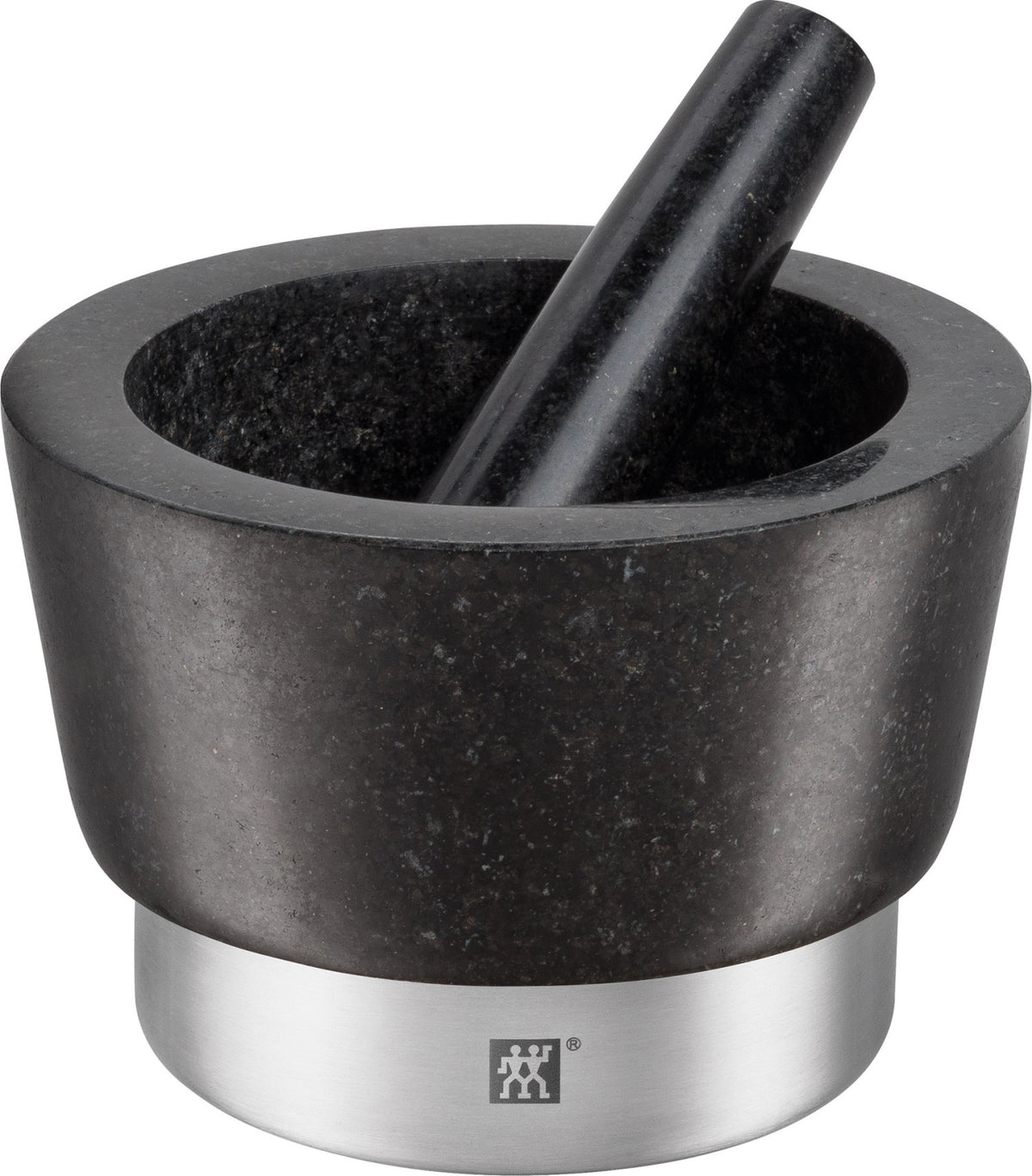 Zwilling Granit Mörser mit Stössel, 15 cm in Schwarz präsentiert im Onlineshop von KAQTU Design AG. Küchenhelfer ist von Zwilling Kitchen