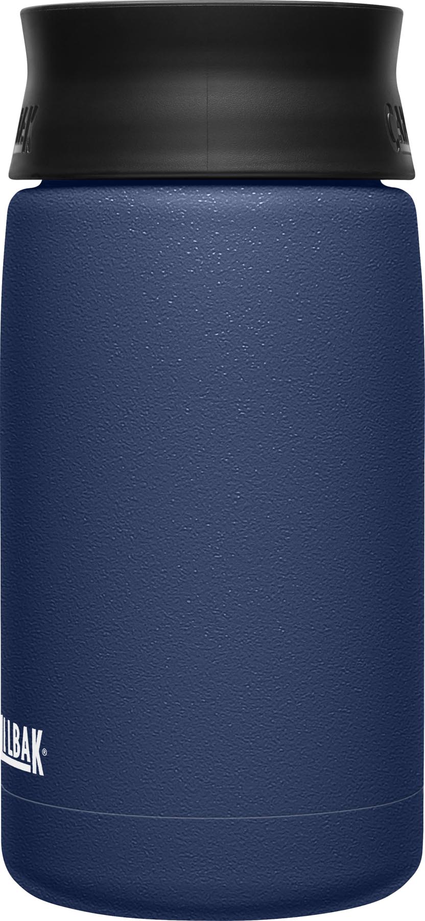 Stylische Camelbak Thermosflasche Hot Cap V.I 0.35l in elegantem Navy-Blau, ideal für heiße und kalte Getränke unterwegs.
